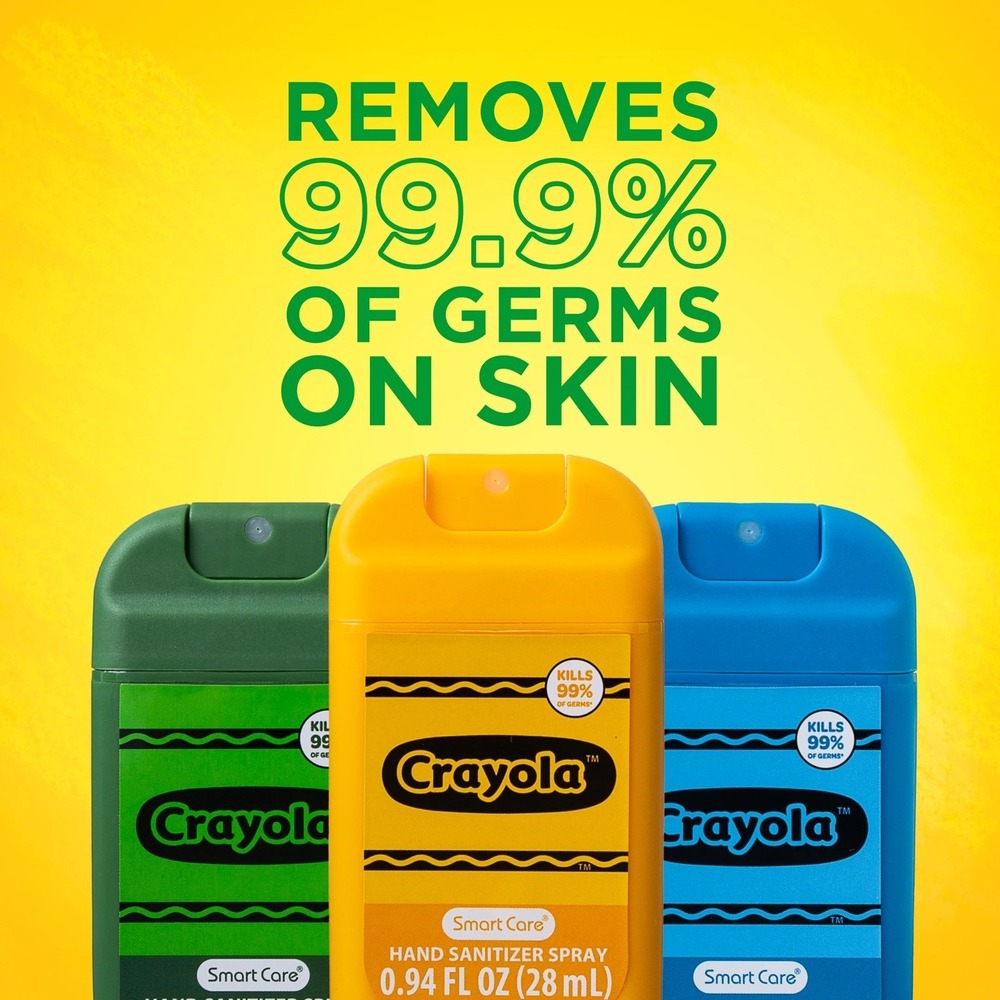 Smart Care Crayola Hand Sanitizer Spray  Set of 3